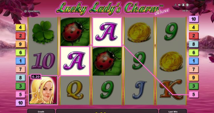 Over Lucky Lady’s Charm Deluxe Speel Nu!